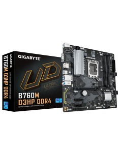 B760M D3HP DDR4 - Compatible con CPUs Intel Core de 14ª generación, VRM Digital 4+1+1 fases, hasta 5333MHz DDR4 (OC), 2xPCIe 4.0